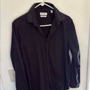 Calvin Klein Black Dress Shirt and Pant Set